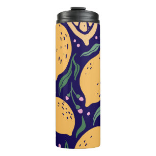 Dreamy Lemons Thermal Tumbler