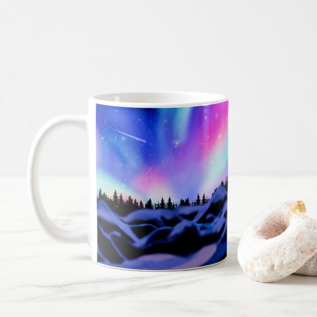Dreamy Lights Coffee Mug (With Donut)