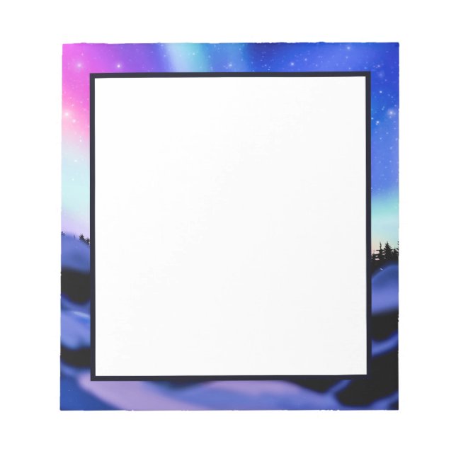 Dreamy Lights Notepad (Front)