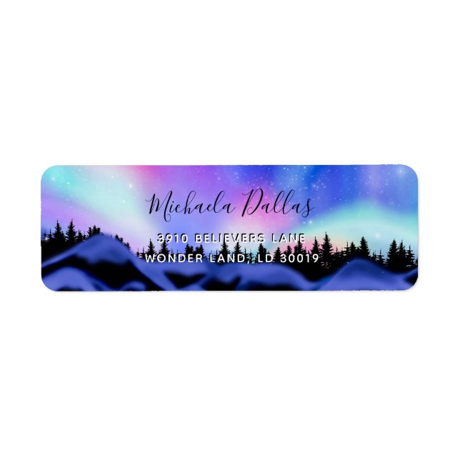 Dreamy Lights Return Address Label (Front)