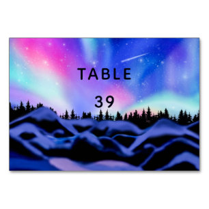Dreamy Lights Table Number