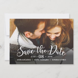 Dreamy Love EDITABLE COLOR Save The Date Card
