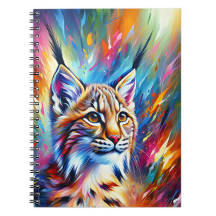 Dreamy Lynx Kitten Glow Notebook