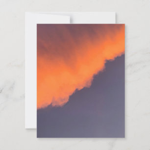Dreamy, magical clouds in dreamy, magical colours card