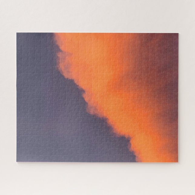 Dreamy, magical clouds  in dreamy, magical colours jigsaw puzzle (Horizontal)