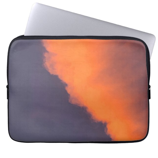 Dreamy, magical clouds  in dreamy, magical colours laptop sleeve (Front)