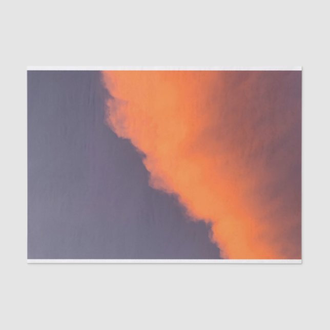 Dreamy, magical clouds  in dreamy, magical colours tissue paper (Front)