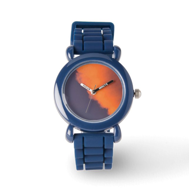 Dreamy, magical clouds  in dreamy, magical colours watch (Front)