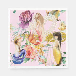Dreamy Mermaid's Napkin