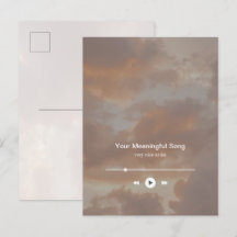 Dreamy Minimalist Music Player and favorite song