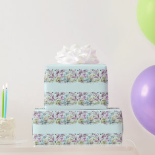 Dreamy Mixed Bouquet of Flowers Wrapping Paper