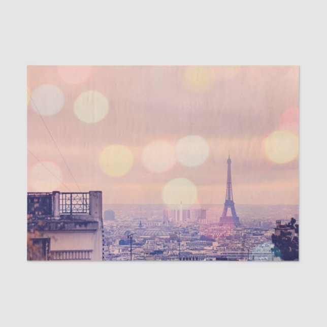Dreamy Montmartre Paris Decoupage Tissue Paper (Front)