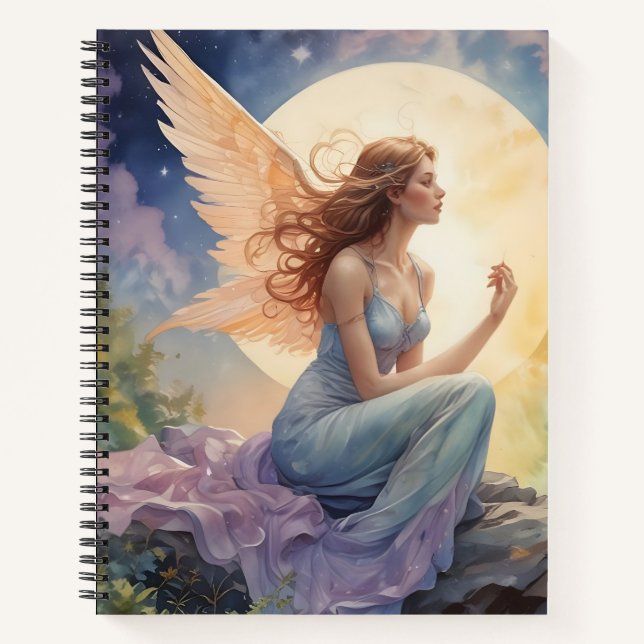 Dreamy Moon Notebook (Front)