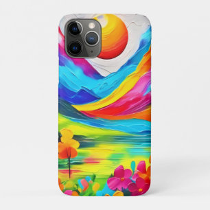 Dreamy Mountain Majesty Painting iPhone 11 Pro Case