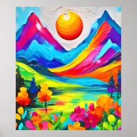 Dreamy Mountain Majesty Painting