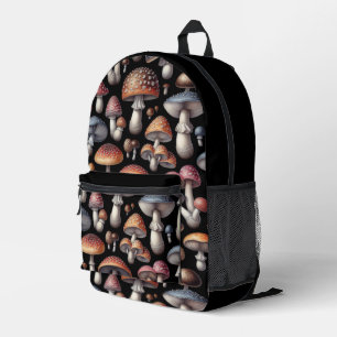 Dreamy Mushrooms Printed Backpack