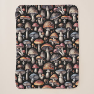 Dreamy Mushrooms Sherpa Blanket