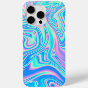 Dreamy Neon Swirls iPhone 15 Pro Case