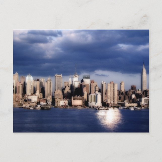 Dreamy New York Skyline Postcard (Front)
