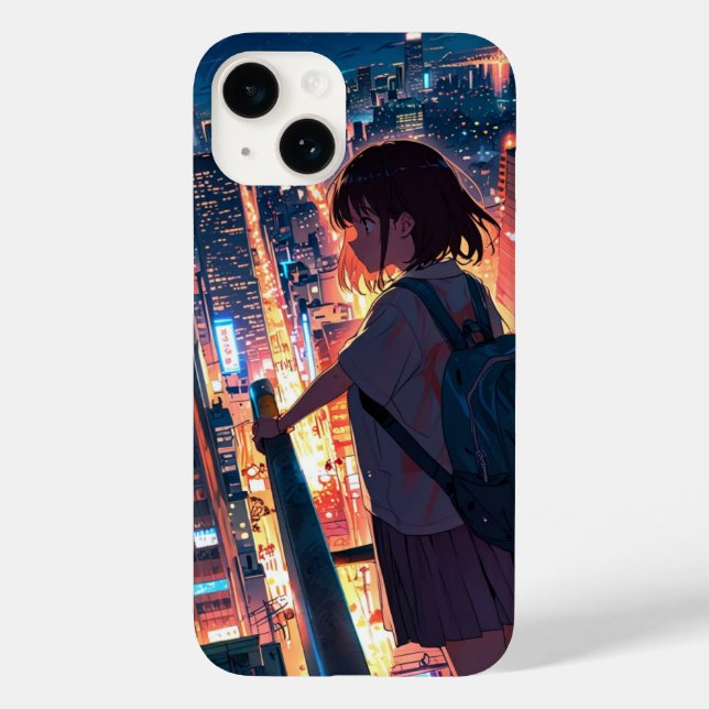 Dreamy Night City Case-Mate iPhone Case (Back)