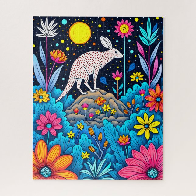 Dreamy Nighttime Forest Jigsaw Puzzle (Vertical)