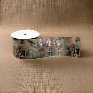Dreamy Nutcracker Christmas Festival of Gold Satin Ribbon