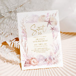 Dreamy Ocean Under the Sea Mermaid Sweet 16 Invitation<br><div class="desc">Delve into the ethereal world of the ocean as you invite your loved ones to celebrate this special occasion. The hand-painted watercolor illustrations of corals, sea shells, and starfish evoke a sense of tranquillity and natural charm, creating a dreamy atmosphere for the Sweet 16 celebration. The soft pastel blush and...</div>
