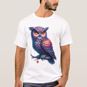 Dreamy Owl Magic Halloween day T-Shirt