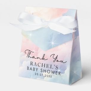 Dreamy Pastel Cloud Nine Baby Shower Favour Box