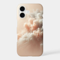Dreamy Pastel Clouds Abstract Art - Soft Pink and