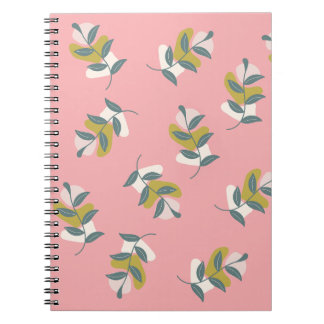 Dreamy pastel colors and nature notebook