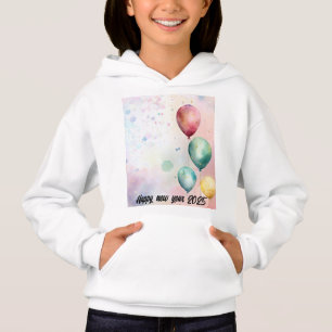 "Dreamy Pastel New Year's eve " Girl's Hoodie