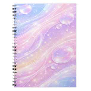 Dreamy pastel skies AI art  Notebook