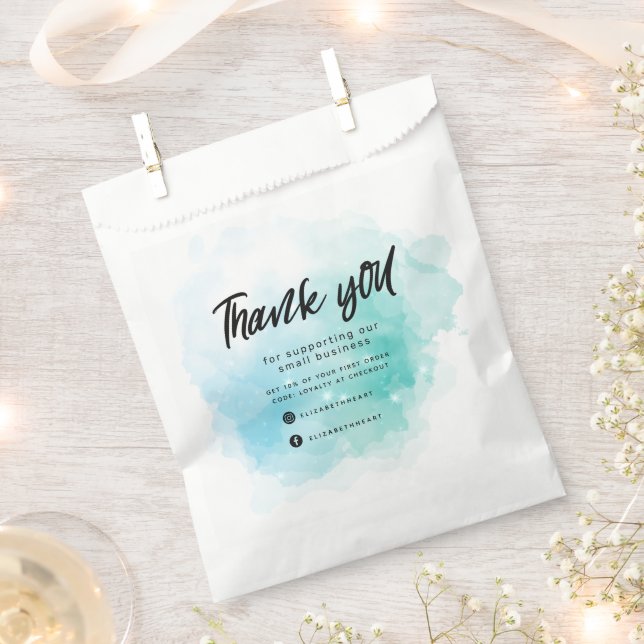 dreamy pastel sky splash business thank you  favou favour bag (Clipped)