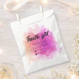 dreamy pastel sky splash business thank you favour bag