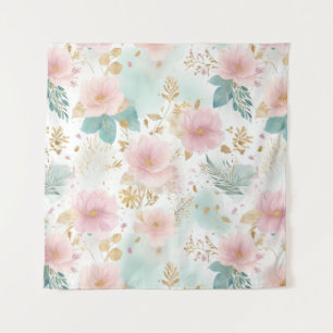 Dreamy Pastel Wall Art Woman Tapestry