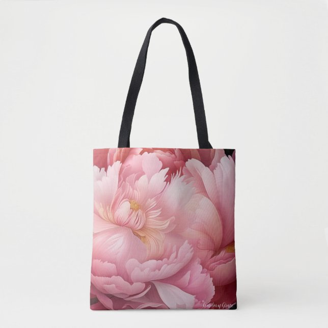 Dreamy Peony Tote Bag (Front)