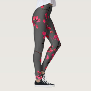 Dreamy Pepper Tree Pink Fruits Leggings