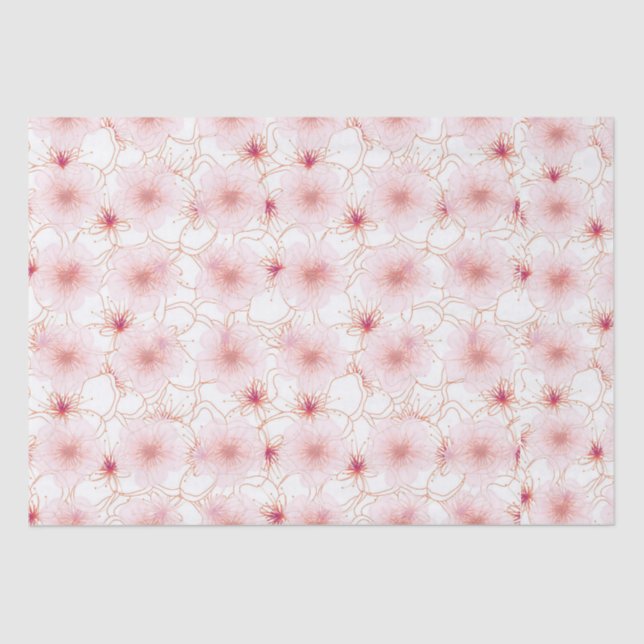 Dreamy Petals Tissue Paper (Front)