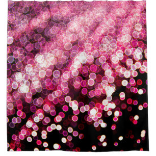 Dreamy Pink: Abstract Light Blur Shower Curtain