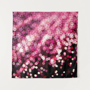 Dreamy Pink: Abstract Light Blur Tapestry