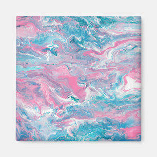 Dreamy pink and blue skies magnet