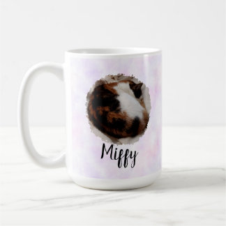 Dreamy Pink and Purple Photo and Name Coffee Mug
