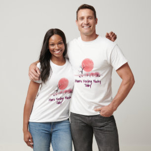 Dreamy Pink Moon Landscape T-Shirt