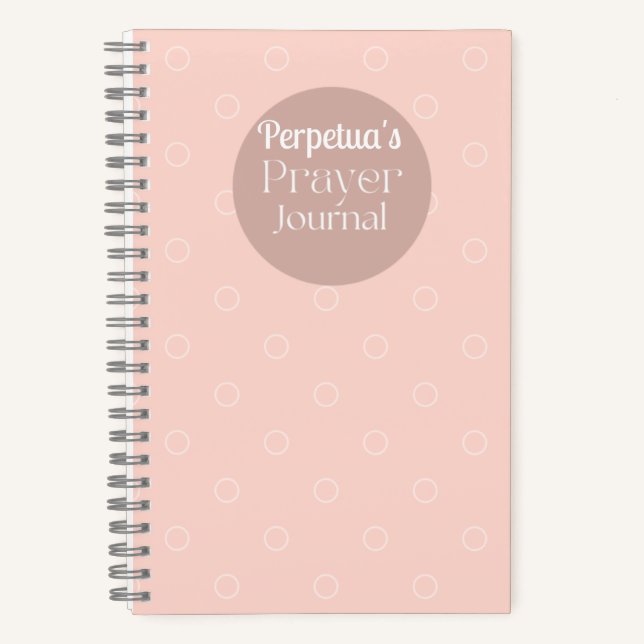 Dreamy Prayer Journal (Customisable) (Front)