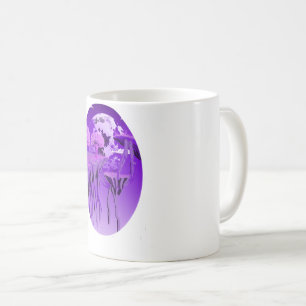 Dreamy Purple Sky – Aesthetic Nature Art Coffee Mug