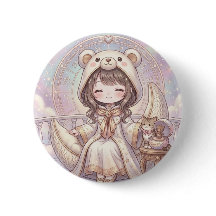 Dreamy Reverie: Kawaii Girl in Bear Hoodie & Celes