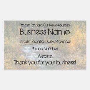 Dreamy River Rectangular Sticker