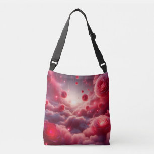 Dreamy Romantic Fantasy Roses Love Crossbody Bag