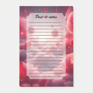 Dreamy Romantic Fantasy Roses Love Post-it Notes